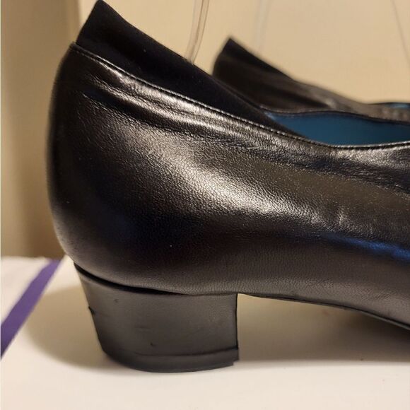 Thierry Rabotin Black Glove Leather High-Vamp Pumps sz.7/38 Ret $460 Mint - Picture 5 of 9